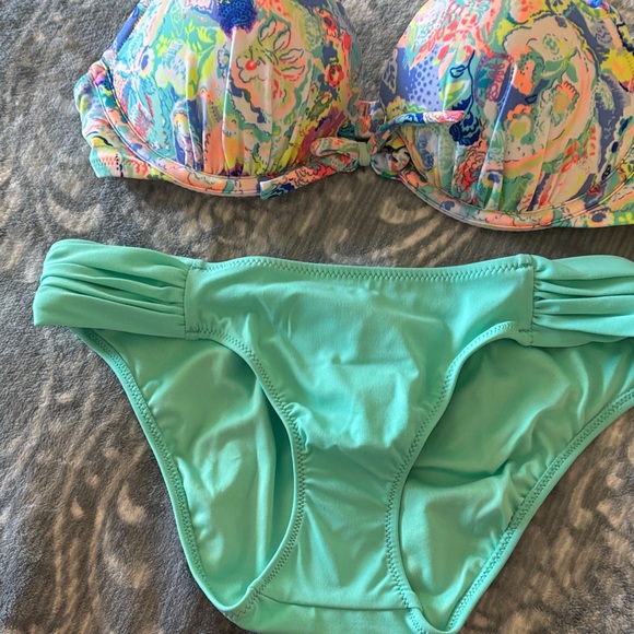 Victoria's Secret Multicolor Floral Bikini - Picture 3 of 9